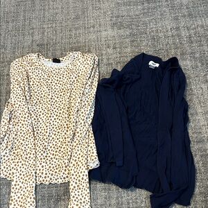 Old Navy Navy Blue Cardigan and soft long sleeve